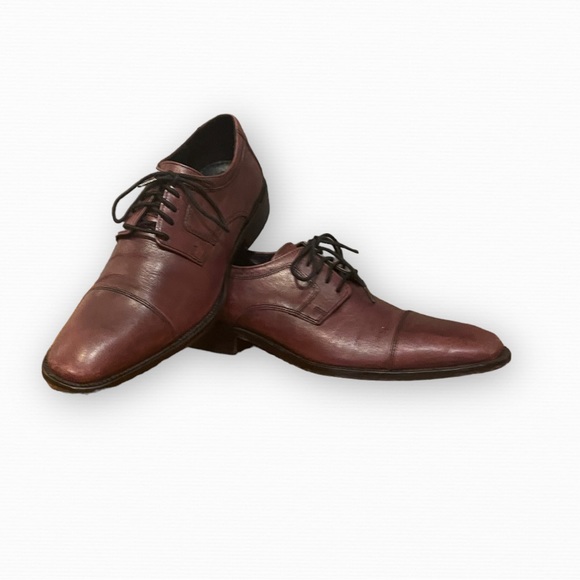 Johnston & Murphy Other - Johnston & Murphy Novick Brown Cap Toe Lace Up Oxford Shoes Size 9